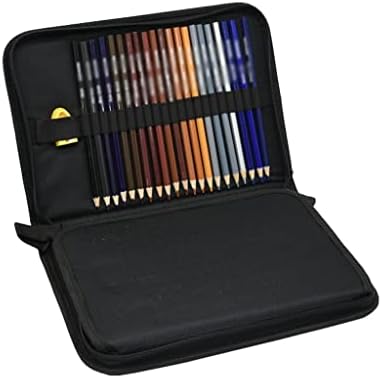 JEONSWOD 1 Комплект за Преносима Кутия с Цветни Моливи Модерни Пастелни Цветни Моливи Маслен Цветен Молив 72 Цветове,