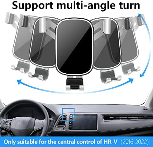 Кола номер LUNQIN за -2022 Honda HRV HR-V [Големи телефони с удобен калъф] Автоаксесоари Навигация Скоба Декорация на