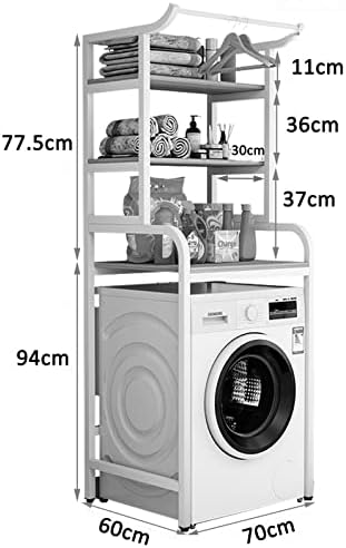 Рамки за съхранение на перални машини BKGDO, Подова Поставка над тоалетна, Горна полк за Универсална пералната машина Балконного