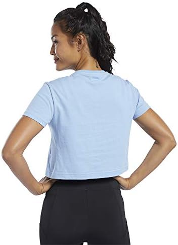Дамски Класически Укороченная тениска Reebok с вектора модел
