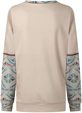 NOKMOPO Тениски за Жени, Есенни Блузи 2021 г., Качулки, с кръгло деколте и Дълъг Ръкав, Ежедневни Модни Блузи