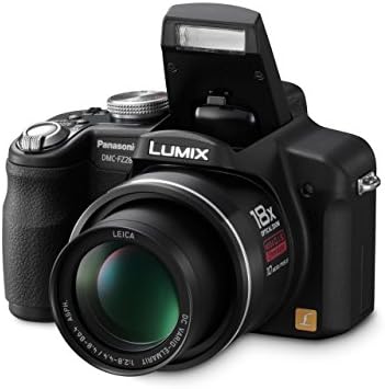 Цифров фотоапарат Panasonic Lumix DMC-FZ28S 10,1 Мегапиксела, 18-кратно Широкоъгълен МЕГА-Оптично увеличение,