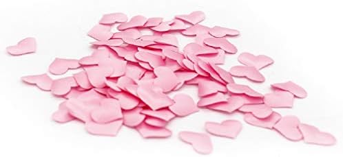 Сатенени Сърца за украса на Сватбена маса-за Деня на Свети Валентин-500 бр. (Розови или сини) (Тъмно синьо)