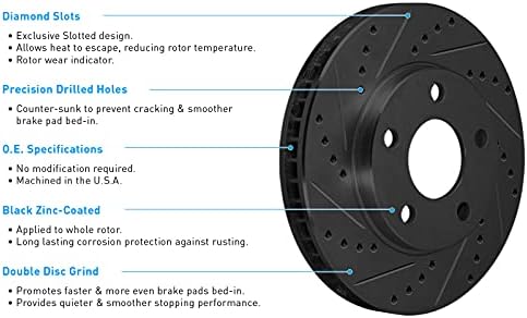 Комплект / типът на задните спирачки и ротори R1 Concepts |Размерът на Задните спирачни накладки | Спирачни ротори и подложки