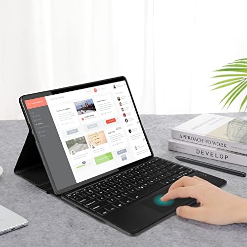 Калъф-клавиатура с подсветка на тъчпада, който е съвместим с Surface Pro X 13 см, със свалящ се Калъф с Bluetooth клавиатура на американската подредба и трекпадом за Surface Pro X 13 и?