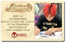 Анди Ле с автограф от 2021 Shang-Чи Death Dealer GameStop Изключителен ПОП-винил албум #853