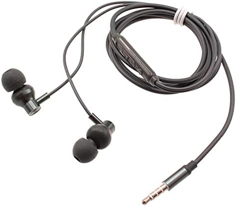 Слушалки с кабел, Hi-Fi Аудио Слушалки Слушалки с микрофон за разговори със свободни ръце Метални ушите, съвместима