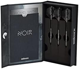 Набор от стреличките Unicorn Unisex's Noir с Органични Стоманени връхчета Noir, 23 г