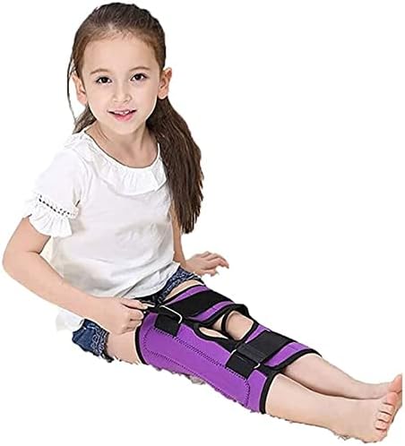 Детски пояс за корекция на краката YANFLY, Зона за корекция в подкрепа на бедрата, кръста корекция на краката O / X (Цвят: лилаво,