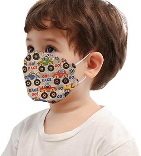 ASTVSHOP 50шт. лицеви маски KF-94 с 3D дизайн за възрастни и деца, маска за лице 3D тип K_F_9_4 с ушни панти
