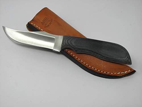 Ножове Anza американското производство С Черни Дръжки от Микарты, Острието от Високо Инструментална стомана С пълна