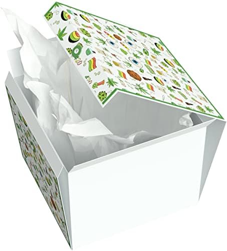 Подарък кутия Rita Stash, 10x10x8 инча, плосък, се разкрива само за няколко секунди, Включва в себе си папиросную
