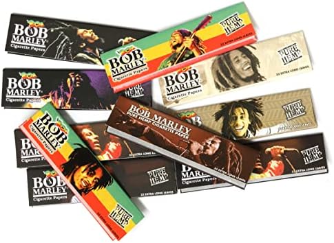 (10) Рулонная хартия Bob Marley King 110 мм от чист коноп за пушене на цигари
