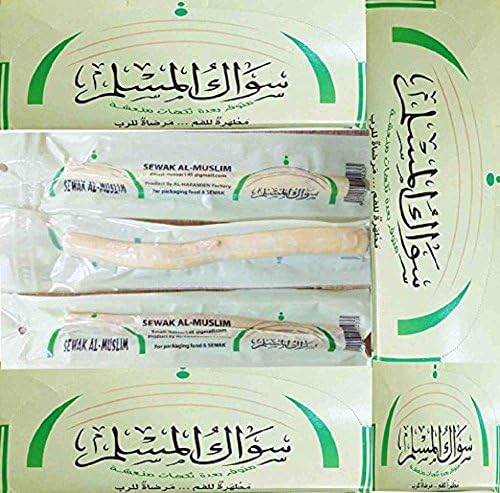 Sewak Miswak siwak Натурална Билкова четка за зъби Ислямска пръчка Прясна Запечатанная (Тридесет и шест (36)