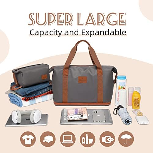 Спортна чанта imiomo Travel за фитнес Чанти на седмица за жените, Голяма Чанта-Тоут На Нощ, Спортна чанта за болницата през рамо