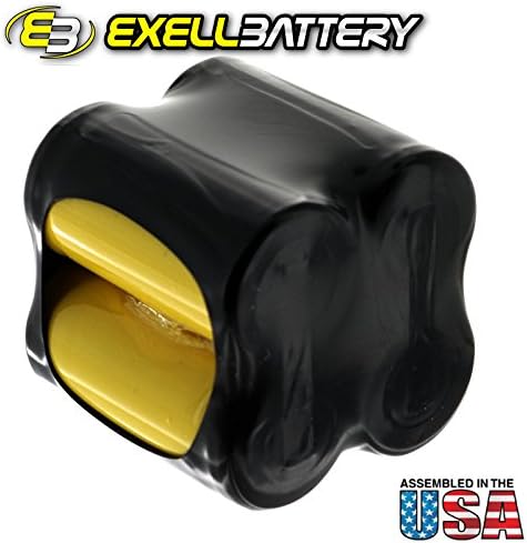 5X Обичай Квадратен батерия Exell 4,8 На 400 ма 4x2/3AA с Горната бутон
