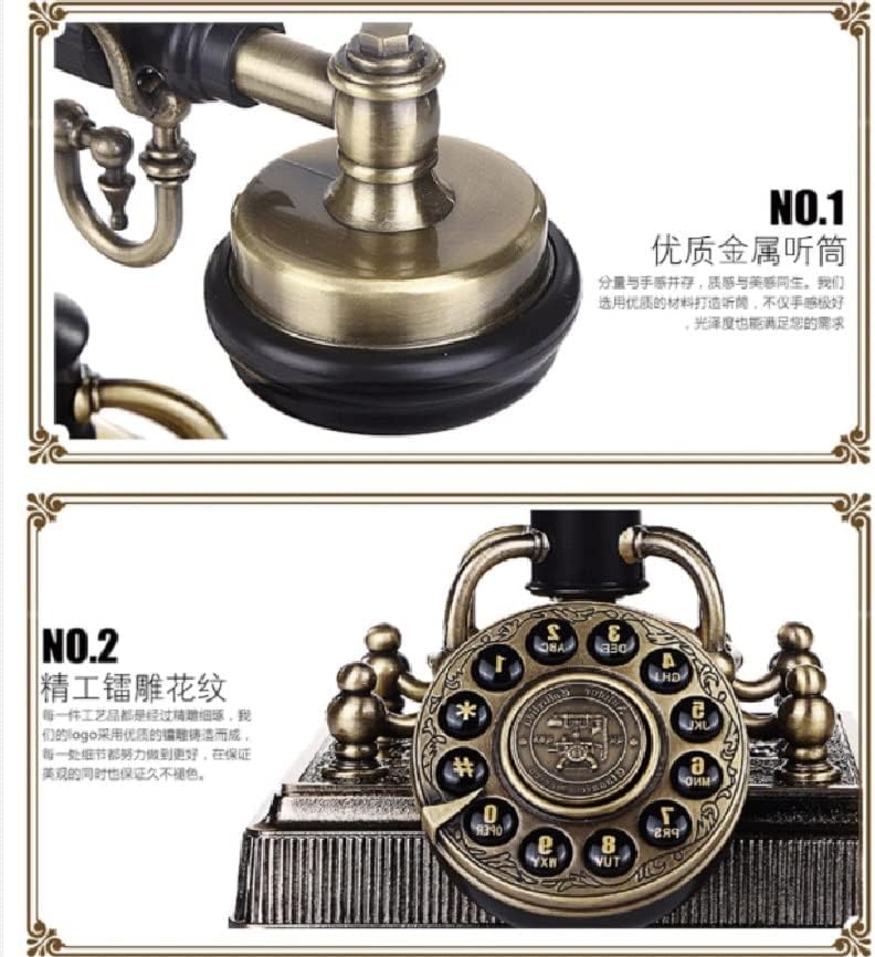 LEPSJGC Класически Античен Телефон Модерен Ретро Телефон Стационарен Телефон