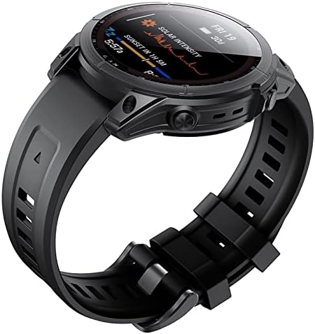 KDEGK Силикон Быстроразъемный Каишка За Часовник Каишка За Garmin Instinct 2 Fenix 7 7X6 6X Pro 5X Smartwatch