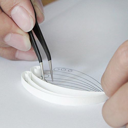 Пинсети IMISNO за квиллинга ESD - Комплект от 6 пинцетов - идеален за направата на карти за квиллинга със собствените си ръце