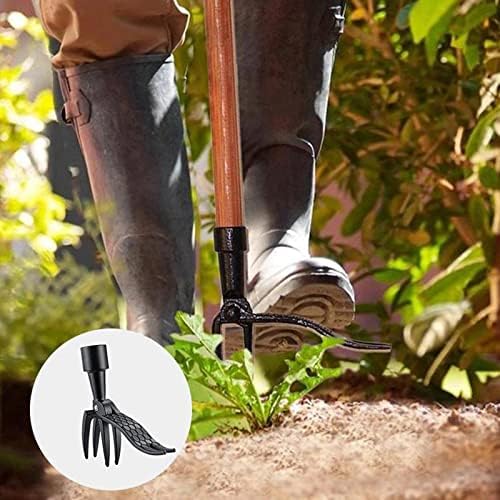 Инструмент за премахване на корените плевене Гребец за трева с корен НЯМА нужда да се навеждате или да падне на