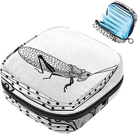 Чанта за съхранение на Хигиенни Кърпички ORYUEKAN, Преносими Многократна употреба Менструални Тампони джоб, Чанта за