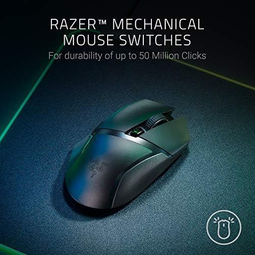 Razer Василиск X Hyperspeed - Безжична детска мишка (технология Hyperspeed, усъвършенстван оптичен сензор 5G и 6 Конфигуриране на бутони, механични превключватели на мишката, све?