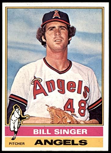 1976 Topps # 411 Бил Singer Los Angeles Angels (Бейзболна картичка) NM Angels