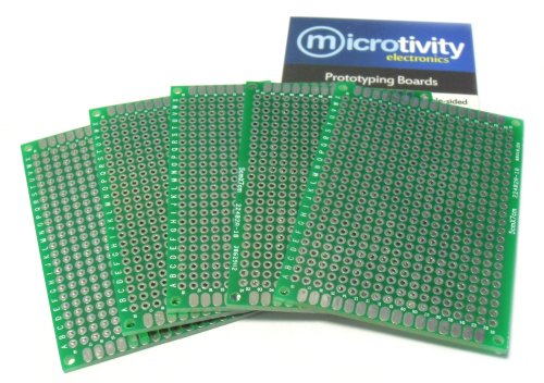 Двустранна дъска за създаване на прототипи microtivity IM415 (5х7 см, опаковка от 5 броя)