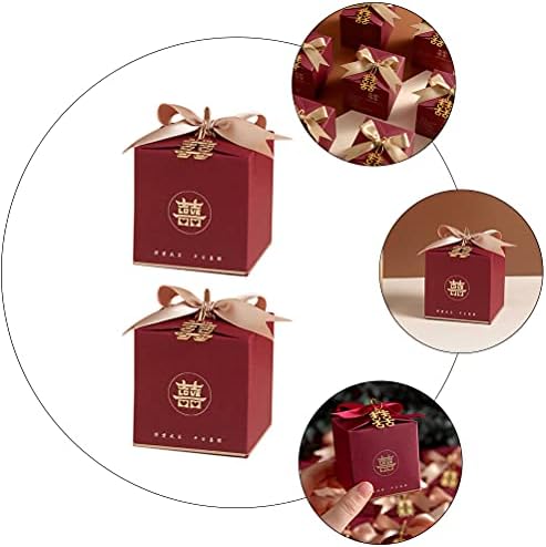 PartyKindom Подаръци за Шаферките 20 броя Китайските Сватбени Подаръци Кутии Декоративни Кутии за Предложения Красиви