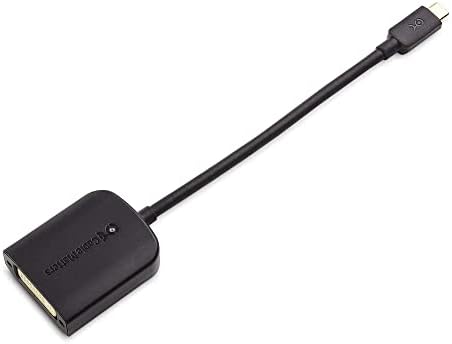 Кабел има значение за адаптер C USB към DVI (USB-C към DVI адаптер) черен на цвят - Порт Thunderbolt 3 е Съвместим