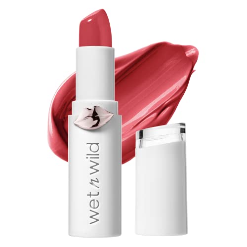 Червило Wet n Wild Mega Last High-Shine Lipstick За грим на устни, Розово-Червено Бельо Ягодово