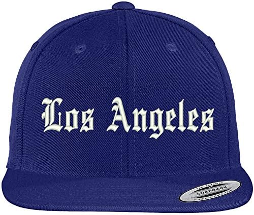 Моден Магазин за дрехи Лос Анджелис Сити, Стара английска Бродирани бейзболна шапка с плоска Банкнотой възстановяване