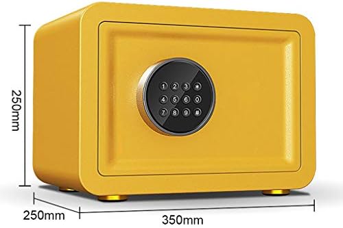 Сейф LLRYN с ключ, Цифров електронен сейф за сигурност, Сейф от стоманена сплав, оборудван с по-дебела здрава стоманена плоча, отличен за къща