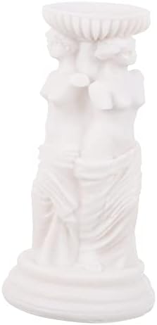Основата На Кристално Кълбо Homoyoyo Римска Статуя Поставка За Кристал Обхвата На Основата На Дисплея От Смола Стъклена Топка От Бяла Смола
