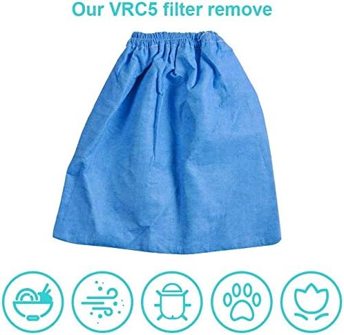 Тъканни Филтърни торби KEEPOW VRC5 за мокри/сухи прахосмукачки Vacmaster обем от 4 до 16 Литра VBV1210 VJC507P,