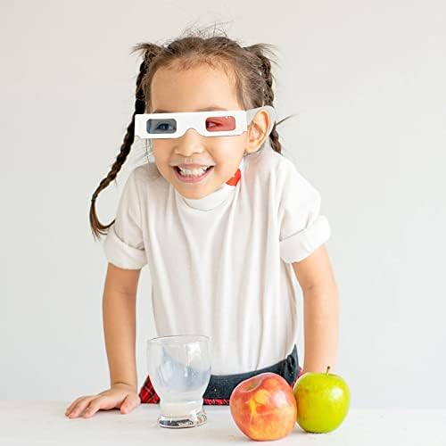 Хартиени 3D Стереоскопични Очила Червени И Сини 3D Хартиени Рамки Стереоскопични Очила за 3D Кино Очила САМ Младежки