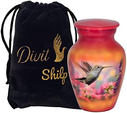 Кремационная урна Divit Shilp за човешкия пръст с Атласным чанта | Големи и Малки Погребални урни са ръчно изработени.