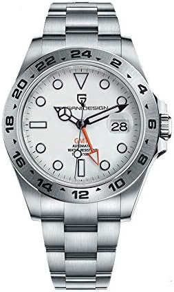 Дизайнерски Часовници Pagani за Мъже, Автоматични Механични Часовници GMT 42 мм, Спортни Водоустойчив Ръчен Часовник