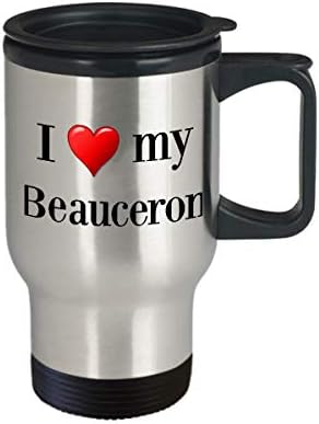 Чаша За Пътуване Beauceron - Термоизолированная Кафеена Чаша За Любителите На Кучета От Неръждаема Стомана В Подарък