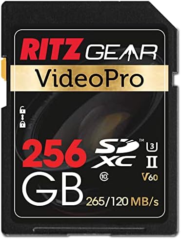 Карта памет SD UHS-II 256 GB SDXC U3 V60 A1 (комплект от 2 теми) SD-карта Extreme Performance Video Pro SD Card (скорост