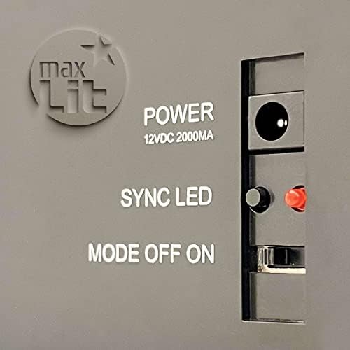 MaxLit 32 X 17, Нов сверхяркий led лампа Jumbo, ОТКРИТ - Дистанционно управление - Режими на мигане и превъртане (червен / син)