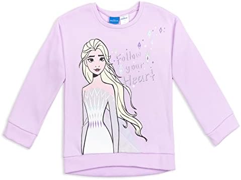 Комплект дрехи Дисни Frozen Princess Anna Elsa за малки момичета, Hoody и Гамаши за новородени и по-Големи Деца