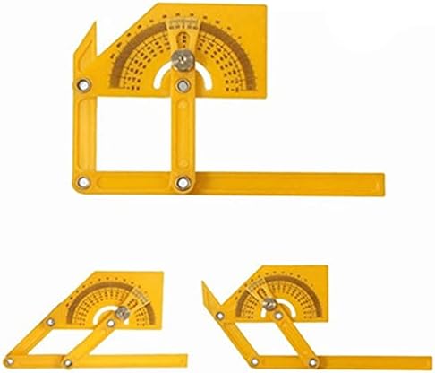 N/A Транспортир Угломер Измервателен Инструмент За обработка на дървен материал от 0 ° до 180 ° Ъглов Линия Пластмасова