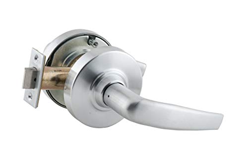 Цилиндрична ключалка Schlage Commercial ND75BDATH619 серия ND Grade 1, Функция за сигурност в класната стая, Дизайн с афинским лост, покритие от никел сатен завършени