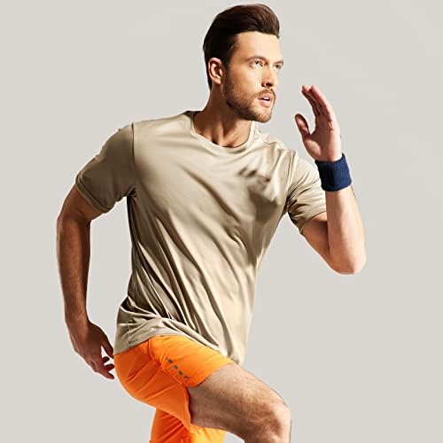 Мъжки бързо съхнещи Спортни Ризи MIER, Абсорбиращи Влагата Тениска За Бягане и спортни резултати, Тениска изработени