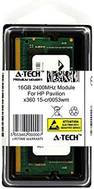 Модул A-Tech 16 GB за лаптоп HP Pavilion x360 15-cr0053wm, съвместим с памет DDR4 2400 Mhz RAM (ATMS312865A25831X1)