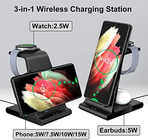 Безжично зарядно устройство за Samsung S23 Ultra/S23/S23 +, Безжична зарядно устройство Samsung за Samsung