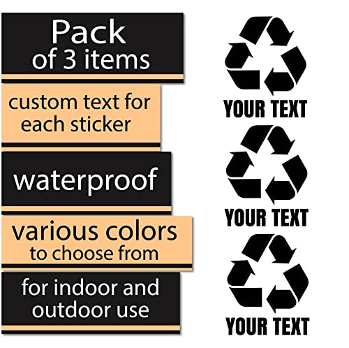 Потребителски Етикети за кошчето, за дома/офиса, Стикер, Съвместима с кошница 28QT/7 gal, Опаковки от 3 стикери