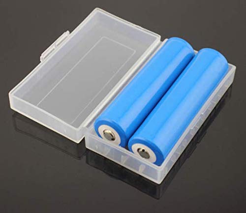 WOIWO, 6 предмети, калъф за съхранение на батерии, органайзер за батерии 18650 или cr123a lithium (цветът е случаен)