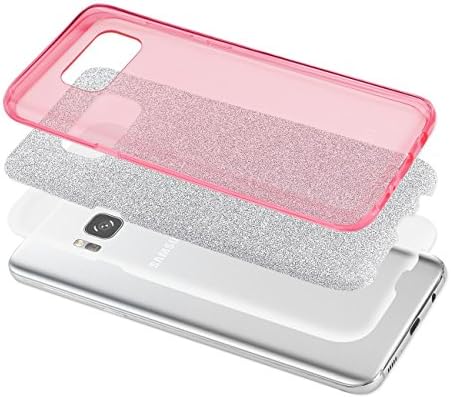 Samsung Galaxy S8 Shine Reiko Wireless с брилянтен леопардовым покритие, хибриден корпус розово на цвят